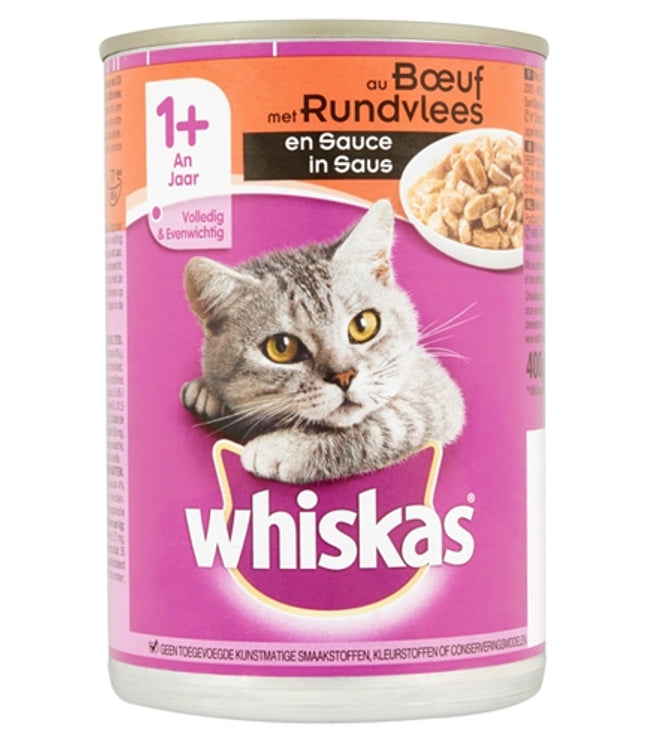 Whiskas Blik Adult Rund In Saus