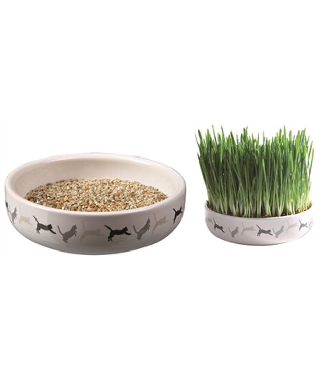 Trixie Kattengraszaad 50Gr In Keramiek