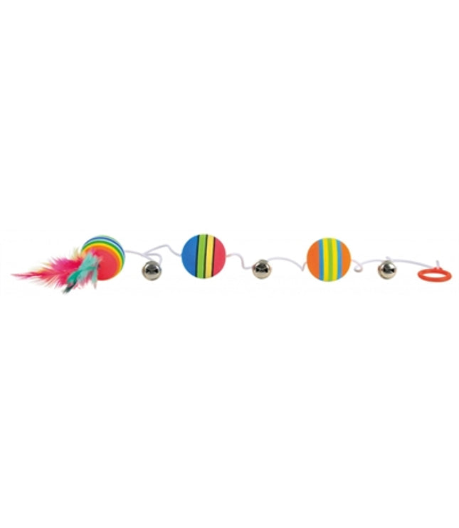 Trixie Regenboog Balletjes Aan Elastisch Koord