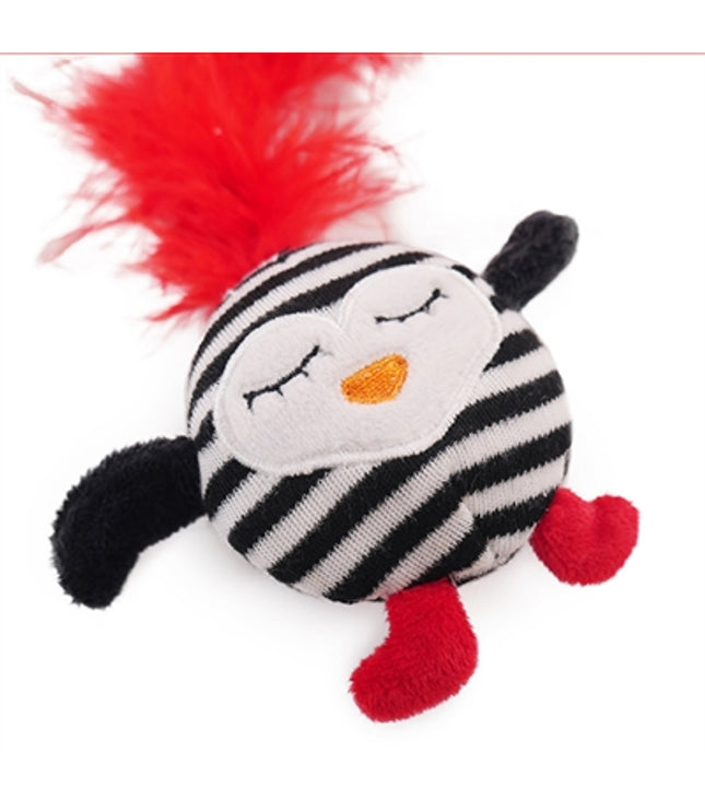 Rosewood Kattenhengel Gestreepte Pinguin Met Veer
