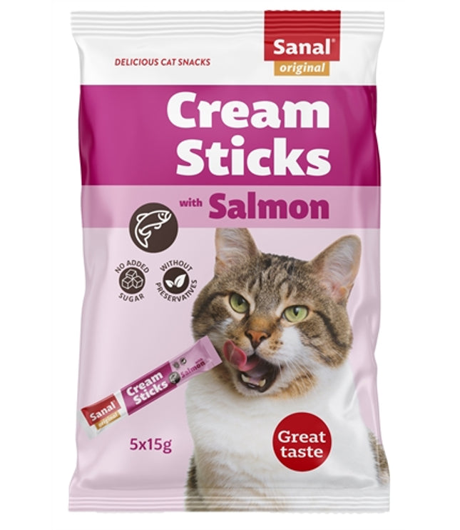 Sanal Cream Sticks Kat Zalm