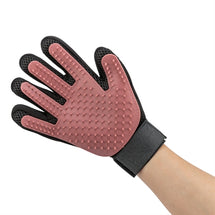 Trixie Vachtverzorgingshandschoen Mesh-Materiaal / Tpr Roze / Zwart