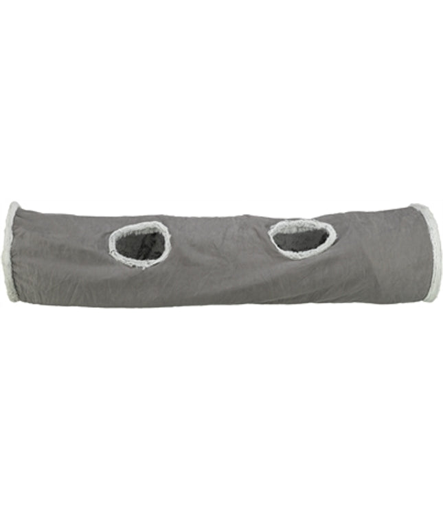 Trixie Katten Speeltunnel Harvey Velours / Pluche Grijs