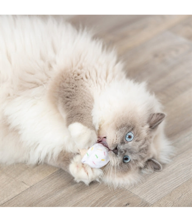 Trixie Ijsje Of Cupcake Pluche Met Catnip Assorti
