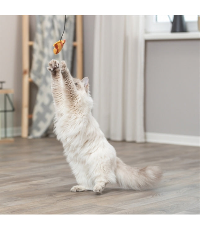 Trixie Kattenhengel Vis Kunststof / Pluche