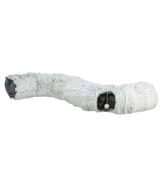 Trixie Harvey Pluche Speeltunnel / Donut Wit / Grijs