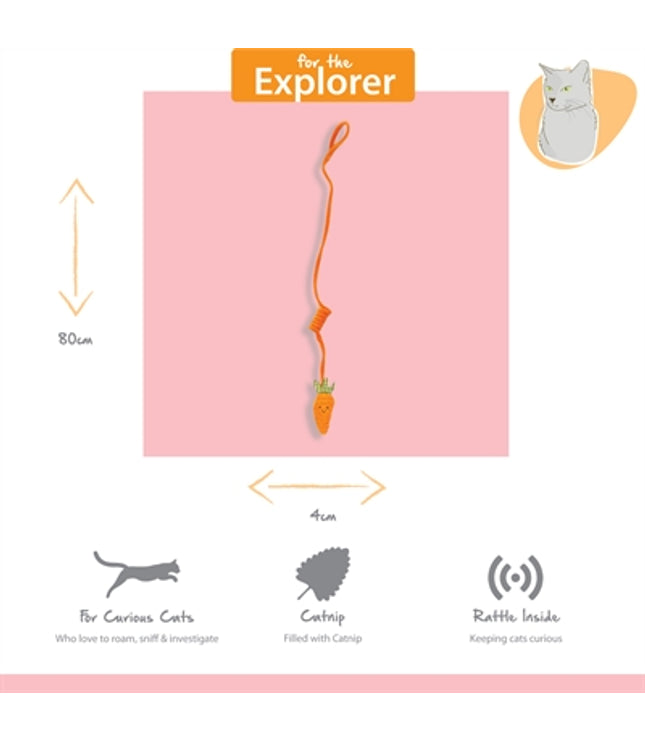 Happy Pet Tabby Patch Wortel Bungee