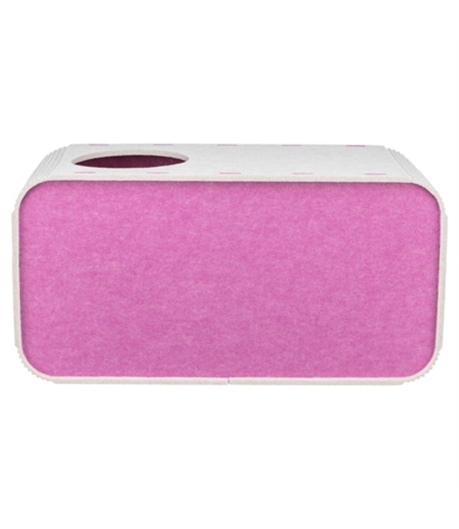 Trixie Speelbox Merle Vierkant Vilt Zand / Roze